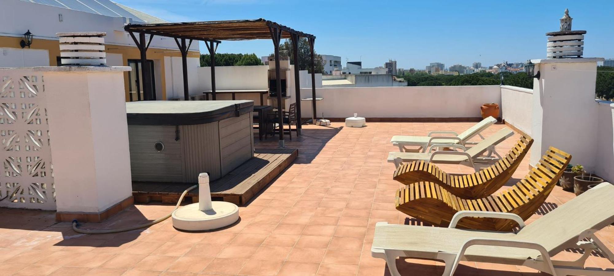 Penthouse With Panoramic View Apartment Vilamoura Luaran gambar